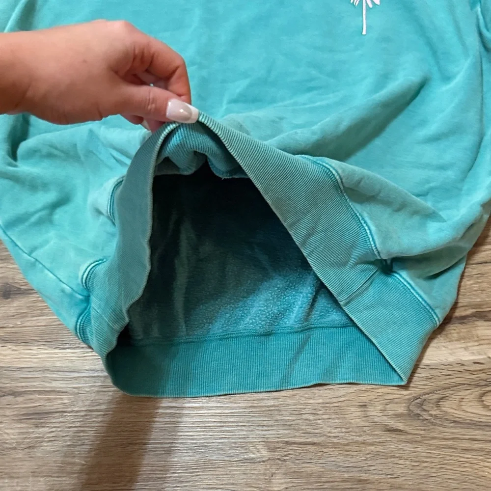 Wild Fable Teal Beach Vibes Crewneck Sweatshirt - Picture 4 of 7